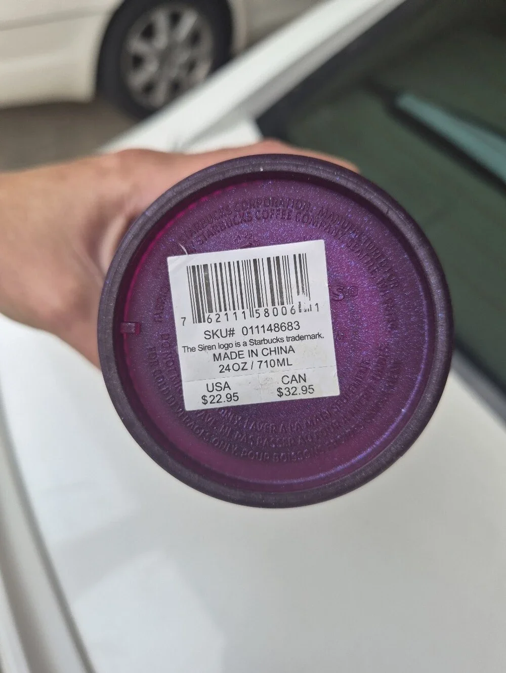 RARE LIKE NEW STARBUCKS Siren 24 oz. TUMBLER